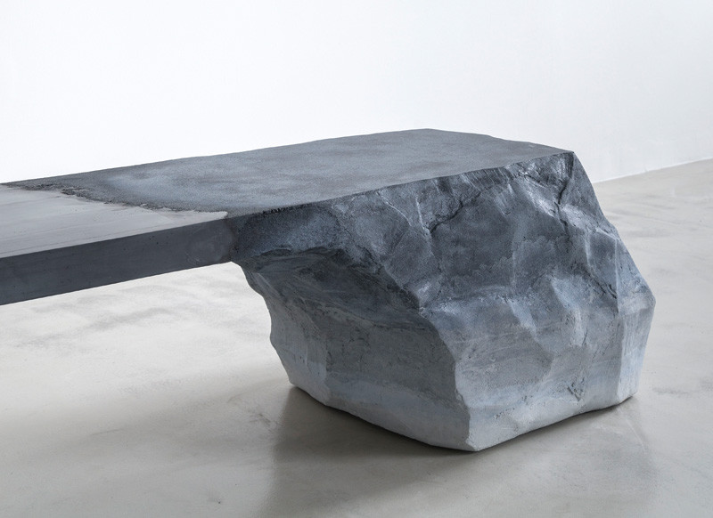 sculptural bench